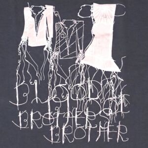 Vintage The Blood Brothers Band T-Shirt RARE Custom Cut 'Crimes' Era